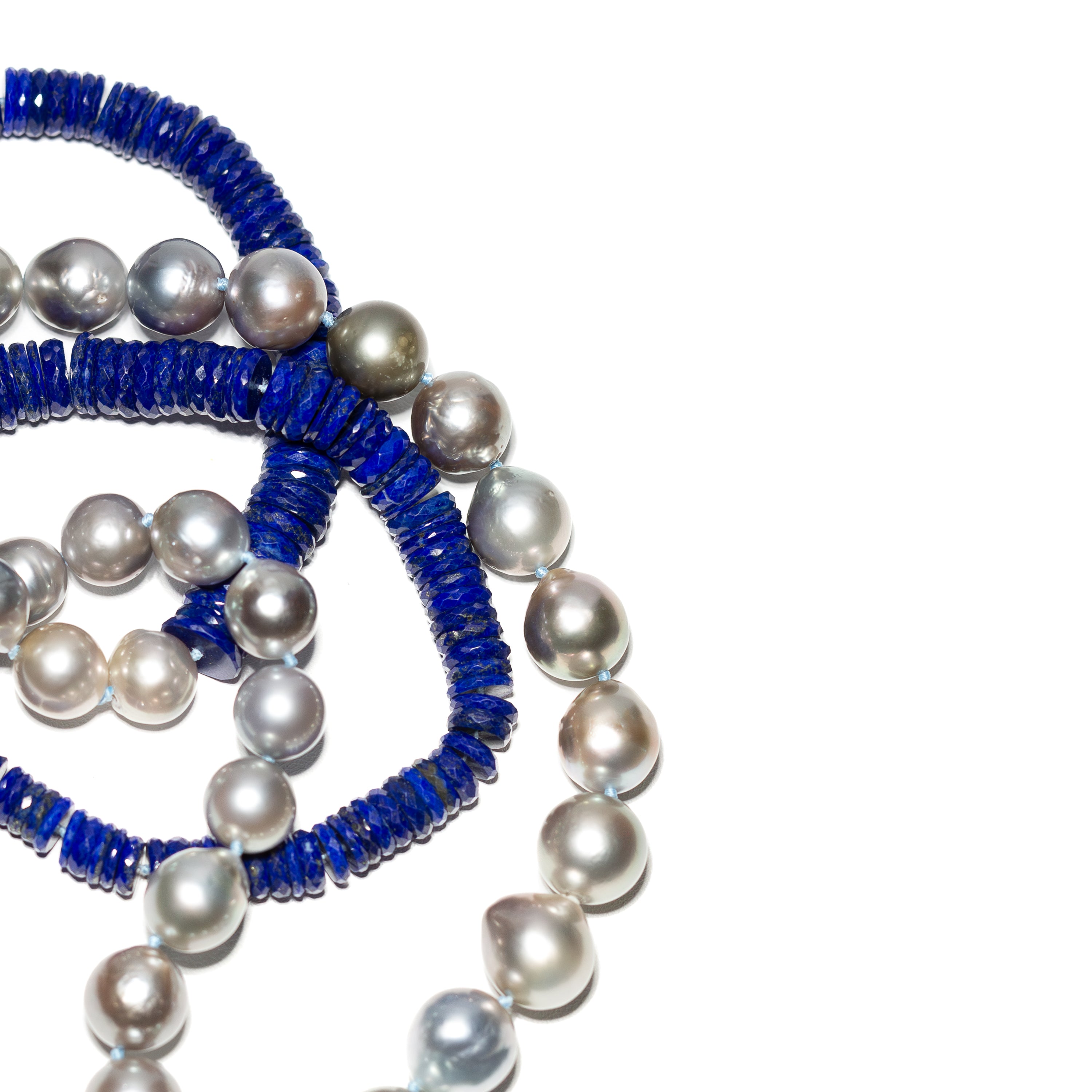 Lapis Lazuli Tahitian Pearl Necklace – Don Purcell