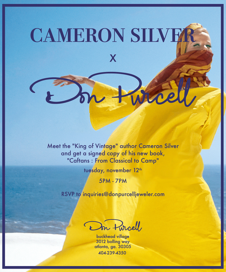 Cameron Silver Book Signing November 2024