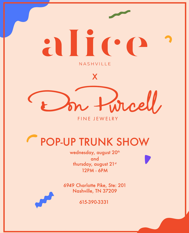 Shop Alice X Don Purcell Pop Up
